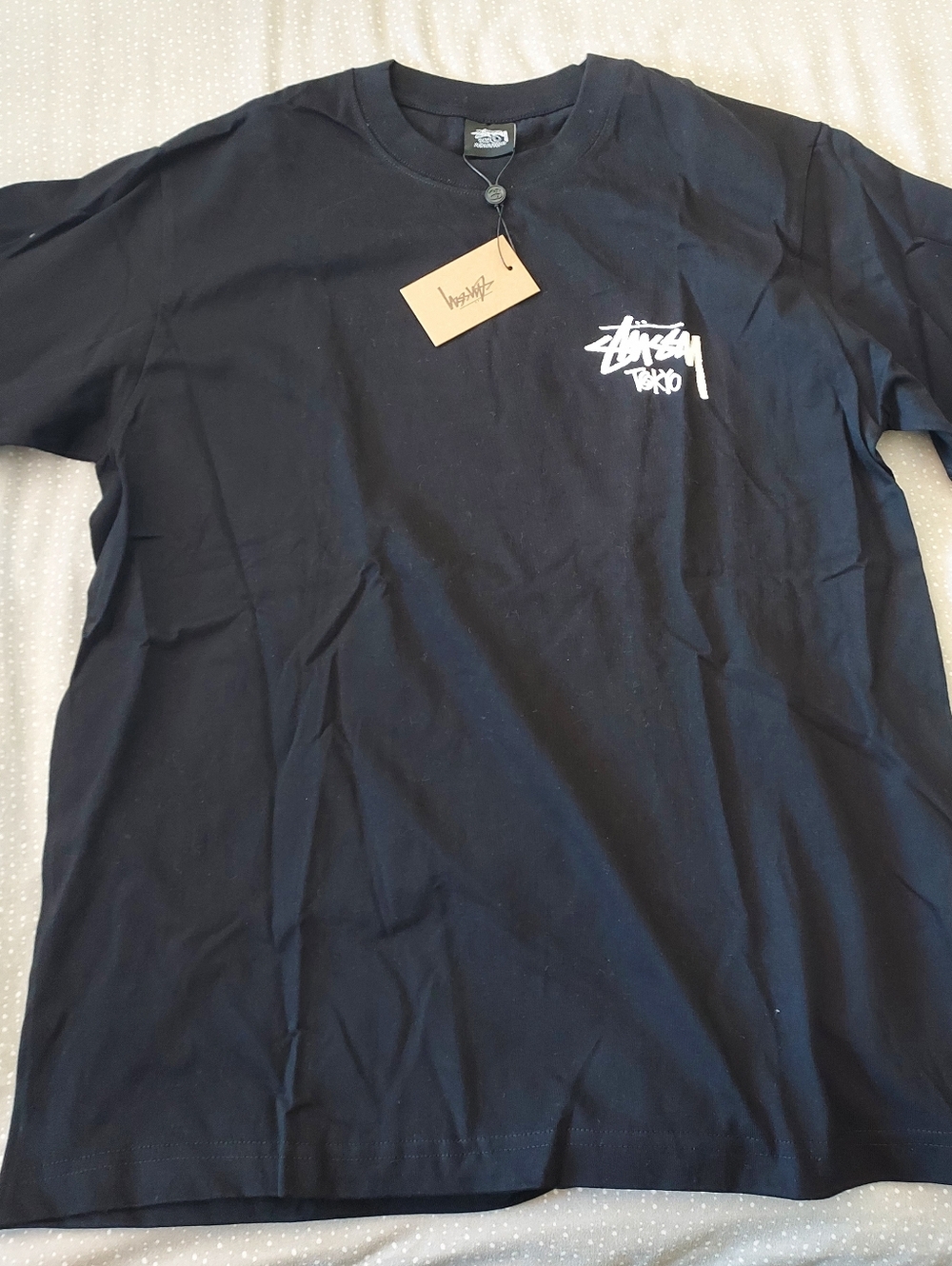 Stussy Tokyo Men's Black Graphic T-Shirt